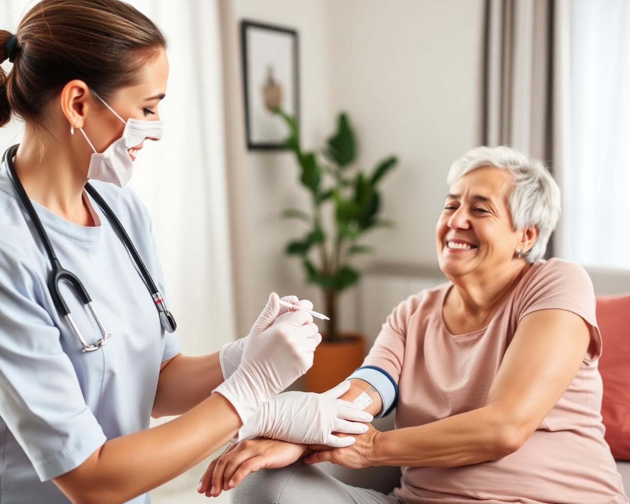 Phlebotomist visit